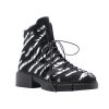 Rhosanna aw21 blk white fur